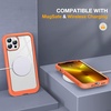 image:imageMiracase Glass iPhone 13 Pro Case 61 inch 2021 Upgrade FullBody Clear Bumper Case with Builtin 9H Tempered Glass Screen Protector for iPhone 13 ProOrange