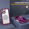 image:imageMiracase Glass iPhone 13 Pro Case 61 inch 2021 Upgrade FullBody Clear Bumper Case with Builtin 9H Tempered Glass Screen Protector for iPhone 13 ProWine red