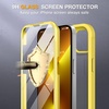 image:imageMiracase Glass iPhone 13 Pro Case 61 inch 2021 Upgrade FullBody Clear Bumper Case with Builtin 9H Tempered Glass Screen Protector for iPhone 13 ProYellow