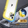 image:imageMiracase Glass iPhone 13 Pro Case 61 inch 2021 Upgrade FullBody Clear Bumper Case with Builtin 9H Tempered Glass Screen Protector for iPhone 13 ProYellow