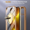 image:imageMiracase Glass iPhone 13 Pro Case 61 inch 2023 Upgrade FullBody Clear Bumper Case with Builtin 9H Tempered Glass Screen Protector for iPhone 13 ProChocolate