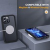 image:imageMiracase Glass iPhone 13 Pro Case 61 inch 2023 Upgrade FullBody Clear Bumper Case with Builtin 9H Tempered Glass Screen Protector for iPhone 13 ProMatte Black