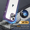 image:imageMiracase Glass iPhone 13 Pro Case 61 inch 2023 Upgrade FullBody Clear Bumper Case with Builtin 9H Tempered Glass Screen Protector for iPhone 13 ProPurple