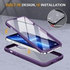 image:imageMiracase Glass iPhone 13 Pro Case 61 inch 2023 Upgrade FullBody Clear Bumper Case with Builtin 9H Tempered Glass Screen Protector for iPhone 13 ProPurple