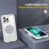 image:imageMiracase Glass iPhone 13 Pro Case 61 inch 2023 Upgrade FullBody Clear Bumper Case with Builtin 9H Tempered Glass Screen Protector for iPhone 13 ProWhite