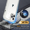 image:imageMiracase Glass iPhone 13 Pro Case 61 inch 2023 Upgrade FullBody Clear Bumper Case with Builtin 9H Tempered Glass Screen Protector for iPhone 13 ProWhite