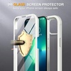 image:imageMiracase Glass iPhone 13 Pro Case 61 inch 2023 Upgrade FullBody Clear Bumper Case with Builtin 9H Tempered Glass Screen Protector for iPhone 13 ProWhite