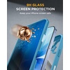 image:imageMiracase for iPhone 15 Pro Case 61with Private Screen ProtectorBlackBlue