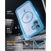 image:imageMiracase for iPhone 15 Pro Case 61with Private Screen ProtectorBlackBlue
