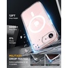 image:imageMiracase for iPhone 15 Pro Case 61with Private Screen ProtectorBlackClear Glitter