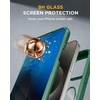 image:imageMiracase for iPhone 15 Pro Case 61with Private Screen ProtectorBlackDark Green