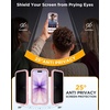 image:imageMiracase for iPhone 15 Pro Case 61with Private Screen ProtectorBlackPink