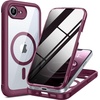 image:imageMiracase for iPhone 15 Pro Case 61with Private Screen ProtectorBlackPlum