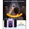 image:imageMiracase for iPhone 15 Pro Case 61with Private Screen ProtectorBlackPruple
