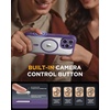 image:imageMiracase for iPhone 15 Pro Case 61with Private Screen ProtectorBlackPurple