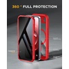 image:imageMiracase for iPhone 15 Pro Case 61with Private Screen ProtectorBlackRed