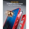 image:imageMiracase for iPhone 15 Pro Case 61with Private Screen ProtectorBlackRed