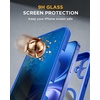 image:imageMiracase for iPhone 15 Pro Case 61with Private Screen ProtectorBlackSea Blue