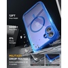 image:imageMiracase for iPhone 17e amp 16e Case with Builtin Private Screen Protector Magnetic with MagSafe FullBody Phone Cover Military Drop Proof 17 E 16 E Bumper 61 inch GreenSea Blue
