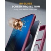 image:imageMiracase for iPhone 17e amp 16e Case with Builtin Private Screen Protector Magnetic with MagSafe FullBody Phone Cover Military Drop Proof 17 E 16 E Bumper 61 inch GreenWine Red