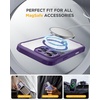 image:imageMiracase for iPhone 17e amp 16e Case with Builtin Private Screen Protector Magnetic with MagSafe FullBody Phone Cover Military Drop Proof 17 E 16 E Bumper 61 inch GreenPurple