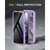 image:imageMiracase for iPhone 17e amp 16e Case with Builtin Private Screen Protector Magnetic with MagSafe FullBody Phone Cover Military Drop Proof 17 E 16 E Bumper 61 inch GreenPruple