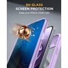 image:imageMiracase for iPhone 17e amp 16e Case with Builtin Private Screen Protector Magnetic with MagSafe FullBody Phone Cover Military Drop Proof 17 E 16 E Bumper 61 inch GreenPruple