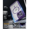 image:imageMiracase for iPhone 17e amp 16e Case with Builtin Private Screen Protector Magnetic with MagSafe FullBody Phone Cover Military Drop Proof 17 E 16 E Bumper 61 inch GreenPurple