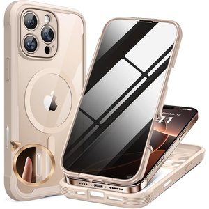 image:imageMiracase for iPhone 15 Pro Case 61with Private Screen ProtectorBlackSand