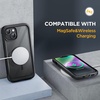 image:imageMiracase 2023 New Magnetic for iPhone 14 Case for iPhone 13 CaseCompatible with Magsafe Dust Defender FullBody Clear Bumper Case with Builtin 9H Tempered Glass Screen Protector BBMag Black