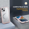 image:imageMiracase Glass Series Designed for iPhone 14 Case 61 inch 2023 Upgrade FullBody Clear Bumper Case with Builtin 9H Tempered Glass Screen Protector and Camera Lens ProtectorCrystal Pink