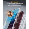 image:imageMiracase for iPhone 14 CaseFullBody Bumper ampScreen ProtectorStorm BlueClear Glitter