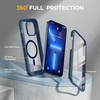 image:imageMiracase for iPhone 14 CaseFullBody Bumper ampScreen ProtectorStorm BlueMagnetic Blue