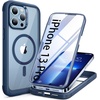 image:imageMiracase for iPhone 14 CaseFullBody Bumper ampScreen ProtectorStorm BlueMagnetic Blue