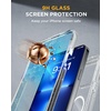 image:imageMiracase for iPhone 14 CaseFullBody Bumper ampScreen ProtectorStorm BlueMagnetic Clear Glitter