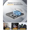 image:imageMiracase for iPhone 14 CaseFullBody Bumper ampScreen ProtectorStorm BlueMagnetic Clear Glitter