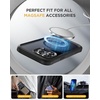image:imageMiracase for iPhone 14 CaseFullBody Bumper ampScreen ProtectorStorm BlueMagnetic Matte Black