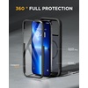 image:imageMiracase for iPhone 14 CaseFullBody Bumper ampScreen ProtectorStorm BlueMagnetic Matte Black