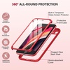 image:imageMiracase for iPhone 14 CaseFullBody Bumper ampScreen ProtectorStorm BlueRed