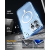 image:imageMiracase for iPhone SE Phone Case 3rd2nd Generation 2022 2020 FullBody with Builtin Glass Screen Protector Heavy Duty 360 Protective Shockproof Bumper Cover for iPhone 8SE BlackMagnetic Clear Blue
