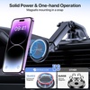 image:imageMiracase Fits for MagSafe Car Mount Upgraded Suction and Long Arm Magnetic Phone Holder for Car Dashboard Windshield Vent Compatible with iPhone 15141312 Samsung and All Phones