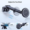 image:imageMiracase Fits for MagSafe Car Mount Upgraded Suction and Long Arm Magnetic Phone Holder for Car Dashboard Windshield Vent Compatible with iPhone 15141312 Samsung and All Phones