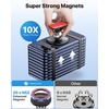 image:imageMiracase Latest Upgrade for MagSafe Car Mount 33LBS Strong Suction amp 2200gf Magnetic Small Phone Holders for Your Car Dashboard 360 Adjustable Car Phone Holder Mount for iPhone Garmin GPSGlossy Black