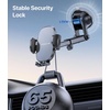 image:imageMiracase Latest Upgrade for MagSafe Car Mount 33LBS Strong Suction amp 2200gf Magnetic Small Phone Holders for Your Car Dashboard 360 Adjustable Car Phone Holder Mount for iPhone Garmin GPSDeep Black