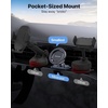 image:imageMiracase Latest Upgrade for MagSafe Car Mount 33LBS Strong Suction amp 2200gf Magnetic Small Phone Holders for Your Car Dashboard 360 Adjustable Car Phone Holder Mount for iPhone Garmin GPSGraphite