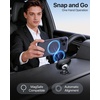 image:imageMiracase Latest Upgrade for MagSafe Car Mount 33LBS Strong Suction amp 2200gf Magnetic Small Phone Holders for Your Car Dashboard 360 Adjustable Car Phone Holder Mount for iPhone Garmin GPSGlossy Black