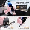 image:imageMiracase Latest Upgrade for MagSafe Car Mount 33LBS Strong Suction amp 2200gf Magnetic Small Phone Holders for Your Car Dashboard 360 Adjustable Car Phone Holder Mount for iPhone Garmin GPSPink