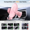 image:imageMiracase Latest Upgrade for MagSafe Car Mount 33LBS Strong Suction amp 2200gf Magnetic Small Phone Holders for Your Car Dashboard 360 Adjustable Car Phone Holder Mount for iPhone Garmin GPSPink