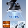 image:imageMiracase Latest Upgrade for MagSafe Car Mount 33LBS Strong Suction amp 2200gf Magnetic Small Phone Holders for Your Car Dashboard 360 Adjustable Car Phone Holder Mount for iPhone Garmin GPSDeep Black