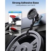 image:imageMiracase Latest Upgrade for MagSafe Car Mount 33LBS Strong Suction amp 2200gf Magnetic Small Phone Holders for Your Car Dashboard 360 Adjustable Car Phone Holder Mount for iPhone Garmin GPSGraphite
